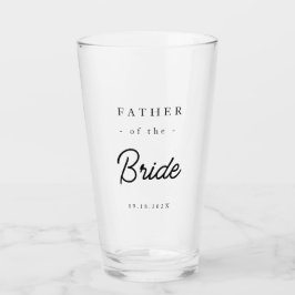 Elegante Vader van de Bruid Glas
