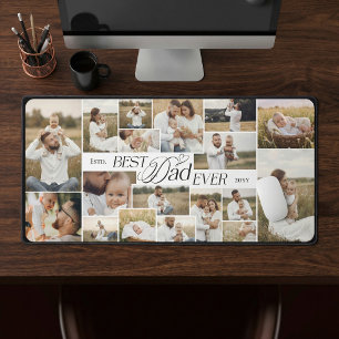 Elegante Vaderdag Beste Papa Ooit Foto Collage Bureaumat