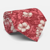 Elegante Vaderdag Gardenia's Stropdas (Opgerold)