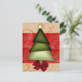 elegante vakantie begroeting Briefkaarten (Staand voorkant)