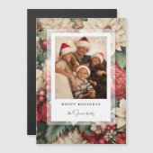 Elegante vakantie bloemenfoto (Voorkant / Achterkant)