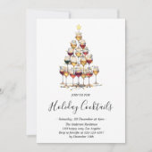 Elegante vakantie cocktail feestelijke Drinken ker Kaart (Voorkant)