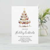 Elegante vakantie cocktail feestelijke Drinken ker Kaart (Staand voorkant)