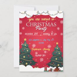 ELEGANTE VAKANTIE HEERLIJK ROOD KERSTFEEST KAART