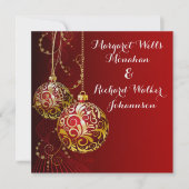 Elegante Vakantie - Trouw Uitnodiging (Voorkant)