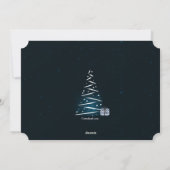 Elegante vakantiefotokaart feestdagenkaart (Achterkant)