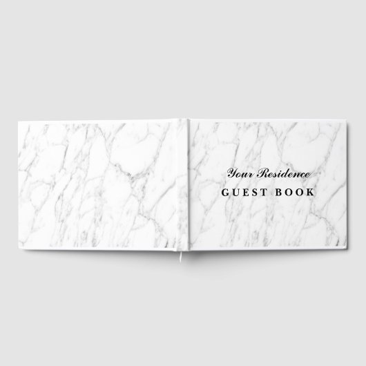 Elegante vakantiewoning woning wit marmer gastenboek (Volledig)