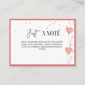 Elegante Valentijn Vrijgezellenfeest Display kaart (Voorkant)