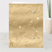 Elegante Valentijns, Liefde, Jubileum Rode Harten Kaart (Achterkant)