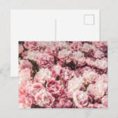 Elegante Valentijns Rozen Feestdagenkaart (Voorkant / Achterkant)