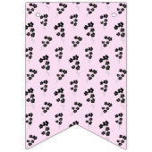 Elegante Valentijnsdag bloemenslingers banner (Eerste vlag)