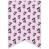 Elegante Valentijnsdag bloemenslingers banner (Derde vlag)