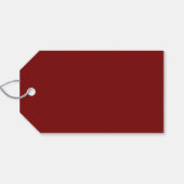 Elegante Valentijnsdag Eenvoudig Hartschrift Cadeaulabel (Achterkant Horizontaal)