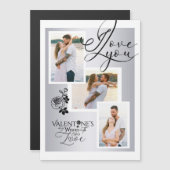 Elegante Valentijnsdag fotocollage (Voorkant / Achterkant)