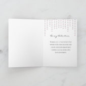 Elegante Valentijnsdag fotocollage Kaart (Binnen)