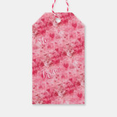 Elegante Valentijnsdag Gift Labels Cadeaulabel (Achterkant)