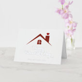 Elegante Valentijnsdag Red Sparkle Realty Folie Wenskaart (Orchidee)