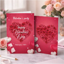 Elegante Valentijnsdag uitnodiging