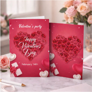 Elegante Valentijnsdag uitnodiging