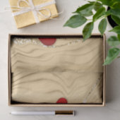 Elegante Valentijnse , Liefde, Jubileum Rood Hart Tissuepapier (Geschenk)