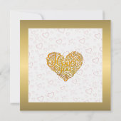 Elegante Valentijnskaarten, Liefde, Verjaardag Rod Kaart (Achterkant)