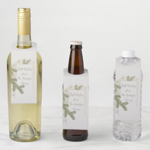 Elegante varens Custom Christmas Corporate Flessenhanger