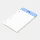 Elegante vector op lichte blauwe dingen om te doen post-it® notes (Schuin)