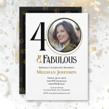 Elegante Veertig en Fantastische Verjaardagsfoto