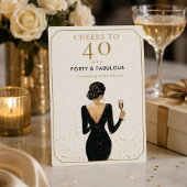 Elegante Verbluffende Verjaardagsviering Kaart