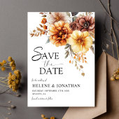 Elegante Verbrande Sinaasappel Roest Terracotta Fa Save The Date