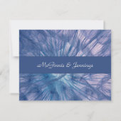 Elegante Veren Save the Date Kaart (Achterkant)