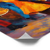 Elegante verfijnde Harlem Renaissance muziek Poster (Hoek)