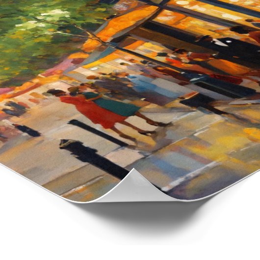 Elegante verfijnde Harlem Renaissance Poster (Hoek)