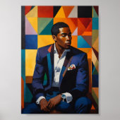 Elegante verfijnde Harlem Renaissance Poster (Voorkant)