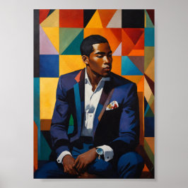 Elegante verfijnde Harlem Renaissance Poster