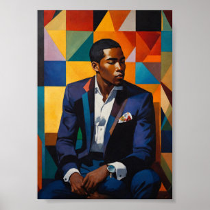 Elegante verfijnde Harlem Renaissance Poster