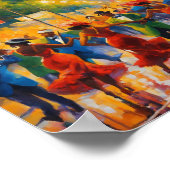 Elegante verfijnde Harlem Renaissance schommel Poster (Hoek)