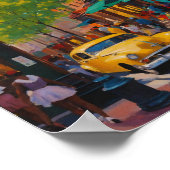 Elegante verfijnde Harlem Renaissance Shoppen Poster (Hoek)