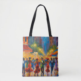 Elegante verfijnde Harlem Renaissance Swing Tote Bag