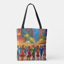 Elegante verfijnde Harlem Renaissance Swing Tote Bag