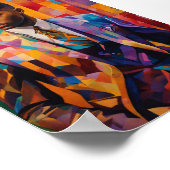 Elegante verfijnde heer Harlem Renaissance Poster (Hoek)