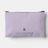 Elegante verfijnde klassieke monogram lila etui (Voorkant)