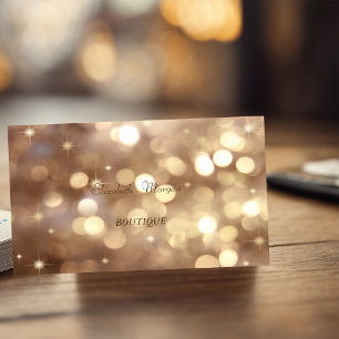 Elegante verfijnde moderne bokeh visitekaartje