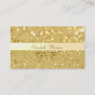 Elegante verfijnde moderne glitterende bokeh visitekaartje