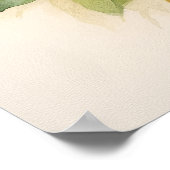 Elegante verfrissende citroenen poster (Hoek)