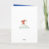 Elegante Verjaardag, Blauwe Vlaamse gaai, het Wild Kaart (Achterkant)