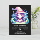 Elegante verjaardag Boho Wizard Kaart (Staand voorkant)