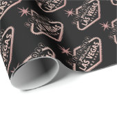 Elegante verjaardag in Las Vegas Cadeaupapier (Rol Hoek)