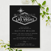 Elegante verjaardag in Las Vegas Kaart