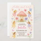 Elegante verjaardag uitnodiging (Voorkant / Achterkant)